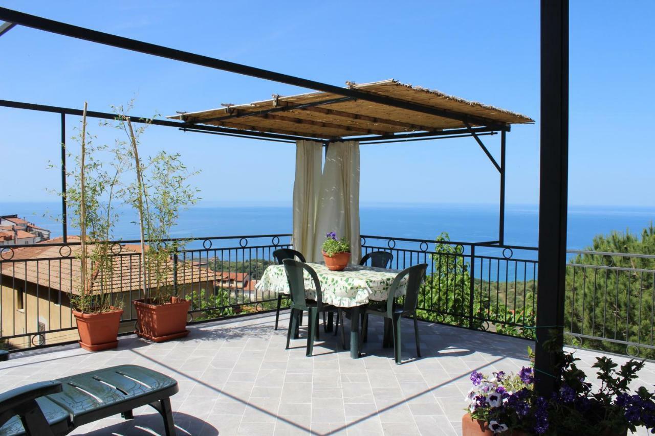 Villa La Terrazza Sul Mare Ascea Exterior foto